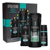 AXE Apollo gift set box with grooming essentials for confidence.