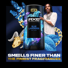 AXE Blue Lavender deodorant stick packaging highlights 2.6 oz
