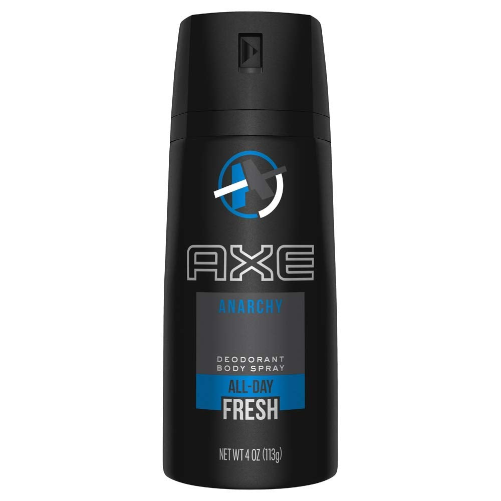 AXE Bodyspray Anarchy for Him 4 oz can with bold fragrance for everyday confidence.