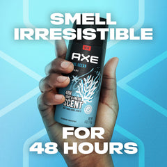 AXE crushed mint rosemary fragrance close-up for refreshing scent profile.