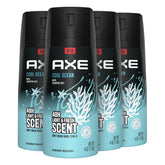 AXE Dual Action Cool Ocean spray can front for long-lasting freshness.