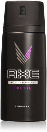 AXE Excite six-pack bottles on display for convenient stocking and sharing.