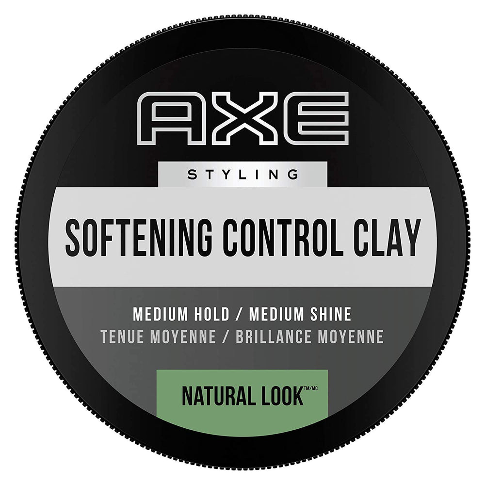 Axe natural look softening hair cream bottle delivering natural finish for short to mid-length hair.
