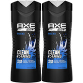 AXE Phoenix 2in1 pack shot: two-pack for quick daily freshness.