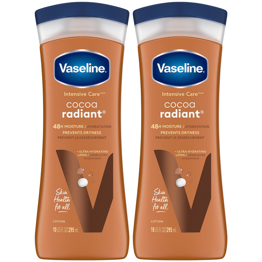 AXE Vaseline Cocoa Radiant 2-Pack bottle front showing Cocoa Butter hydration