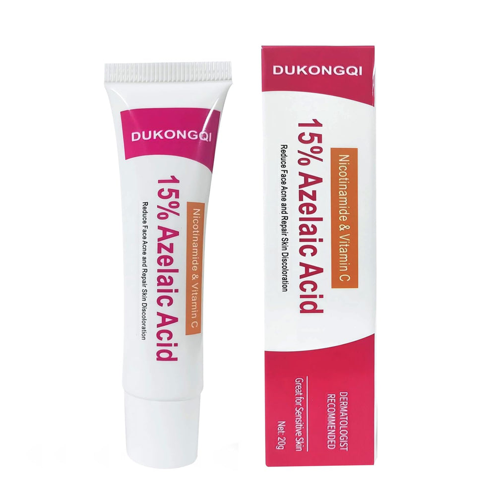 Azelaic Acid Acne Cream face application shows gentle acne care for clearer skin