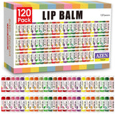AZEN 120-pack lip balm assortment for all-day hydration on dry lips