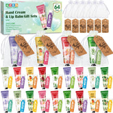 AZEN 64 sets bulk gifts show hand cream and lip balm kit ready for gifting at events.