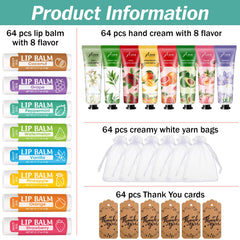 AZEN hand cream flavors display freesia, lily, peach, and more for guests.