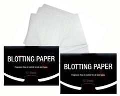 Azi fragrance-free blotting paper pack front showing portable oil-control for shine-free skin.