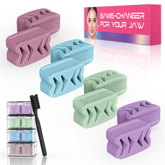Azrra jaw exerciser with four resistance levels for progressive training.