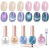 AZUREBEAUTY cat eye polish collection 188-189 magnetic for dimensional, eye-catching nails