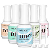 AZUREBEAUTY dip base coat 15ml bottle provides smooth foundation for dip nails.