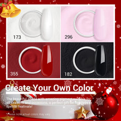 AzureBeauty Dip Nails powder Pink swatch demonstrates vibrant color options for at home manicures