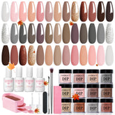 AZUREBEAUTY dip powder 20-color collection for versatile at-home manicures