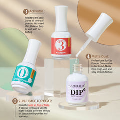 AZUREBEAUTY dip powder jar 15ml demonstrates value for multiple manicures