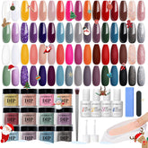 AZUREBEAUTY dip powder kit 32 colors swatches for easy selection and DIY nails.