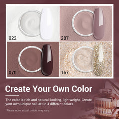 AZUREBEAUTY Dip Powder Kit activator liquid bottle highlighted for quick dry and durable manicure