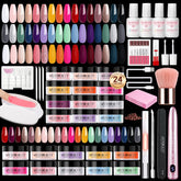 AZUREBEAUTY dip powder color swatches for at-home manicure ideas