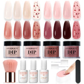 AZUREBEAUTY dip powder kit contents for beginners