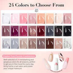 AZUREBEAUTY dip powder kit liquids: base, activator, topcoat, and brush saver.