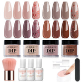AZUREBEAUTY dip powder kit main packaging ideal for at-home beginner manicures