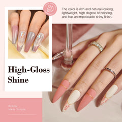 AZUREBEAUTY dip powder tools arranged provides essentials for at‑home manicure.