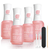 AZUREBEAUTY Dip Powder Liquid Set package shows complete at-home salon kit for beginners