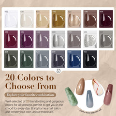AZUREBEAUTY professional dip-nail-tools kit ready for home DIY