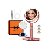 B Beauty Planet makeup mirror with lights front view for everyday precision grooming