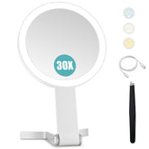 B Beauty Planet travel mirror with 30x and 1x sides for precise makeup tasks