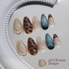 BABALAL almond medium 12-sizes kit for precise nail fit