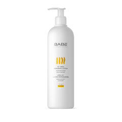 Babe Laboratorios 10% Urea Repairing Lotion bottle delivering deep hydration for dry skin