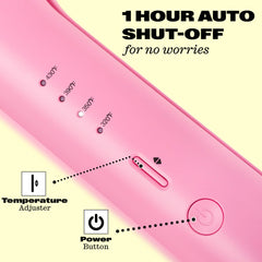 Babe Waves X auto shut-off feature ensuring safe styling.