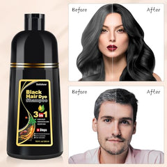 Bablabear color shampoo application illustrates a quick 15–20 minute processing for at-home color.