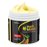 Bablabear Hair Mask packaging 500ml showcases rich conditioning for damaged hair.