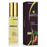 Bablabear Hair Oil bottle pour demonstrates frizz control and nourishing shine.