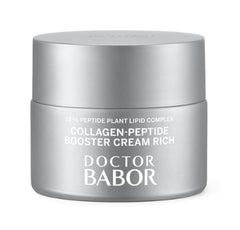 BABOR Collagen Face Cream tube close-up shows hydration with hyaluronic acid for lasting moisture