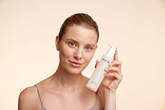 BABOR HY-ÖL cleanser rinse step illustrating makeup and impurity removal.