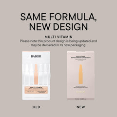 BABOR pack shot highlights seven treatments in the vitamin set