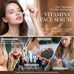 BACHERI ampoules daily-dose packaging shown for precise, travel-friendly application.