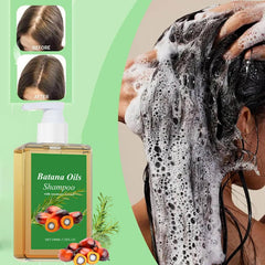 BACIOKIS Batana Oil Shampoo with rosemary-extract highlights aromatic infusion for scalp refreshment.