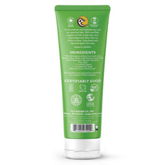 Badger Aloe Vera Gel applied to face illustrating soothing, non-greasy finish