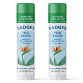 Badger bug bite itch relief stick close-up applying soothing formula for immediate relief