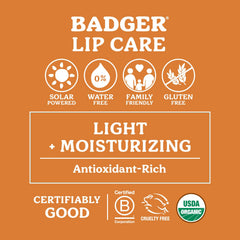 Badger Lavender Orange Lip Balm 4-pack packaging view