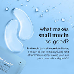 Baebody hyaluronic acid under-eye patches delivering hydrated, plumped under-eye area