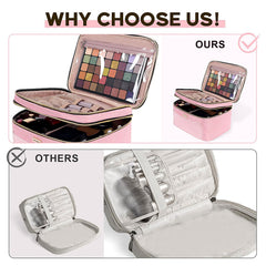 BAFAMYE durable material – sturdy travel makeup bag built to last.