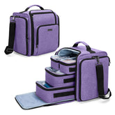 BAFASO makeup bag front view with travel-ready organization in a compact design