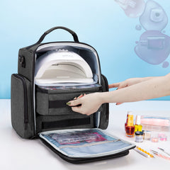 BAFASO nail-lamp-slot demonstrates space for a regular lamp and divider.