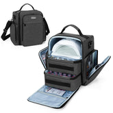 BAFASO nail-polish-organizer shows 48-bottle capacity for tidy travel storage.